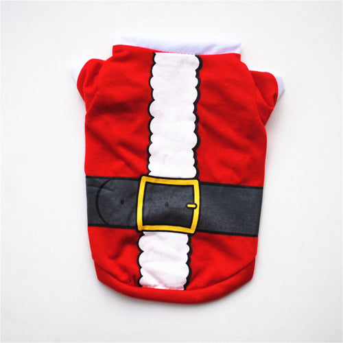 Autumn Winter Chrismas Puppy Vest Clothing  Dog  for Small Dogs Pet Cat Coat Jackets