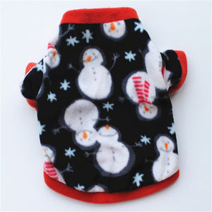 Autumn Winter Chrismas Puppy Vest Clothing  Dog  for Small Dogs Pet Cat Coat Jackets