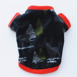 Autumn Winter Chrismas Puppy Vest Clothing  Dog  for Small Dogs Pet Cat Coat Jackets