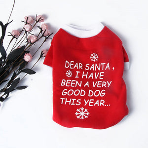 Dog Sweater Pet Clothes Xmas Chrismas Costume Coat T-Shirt Dog