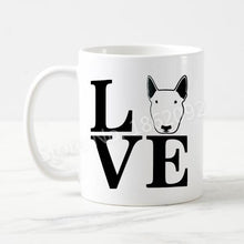 Load image into Gallery viewer, Funny Keep Calm and Hug Your Bull Terrier Coffee Mug Love