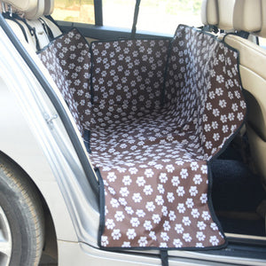 Pet Carriers Oxford Paw Pattern Car