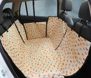 HJKL Pet Car Seat Covers Waterproof Back Bench Seat Car Interior Travel Accessories