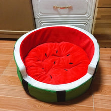 Load image into Gallery viewer, Cute Watermelon Modeling Kennel Dog Bed  Pet  Bed Removable Pillow Small Medium Dogs