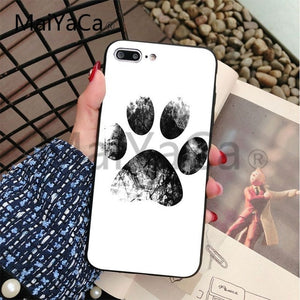 Dogs Are Girls cute Dog paws Soft print Phone Accessories Case For iphone X 8 8plus 7 7plus 6 6s XS XR XSMAX Cover