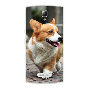 Soft Silicon for Lenovo A2010 A 2010 Case for Lenovo A2010 Phone Silicone Ultra thin Cute Dog Back Cover for Lenovo A2010