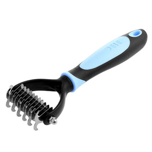 New Tera Pet Fur Knot Cutter Remove Rake Grooming Shedding Brush Comb Rake Dog Cat