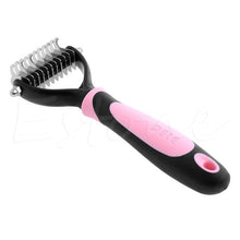 Load image into Gallery viewer, New Tera Pet Fur Knot Cutter Remove Rake Grooming Shedding Brush Comb Rake Dog Cat