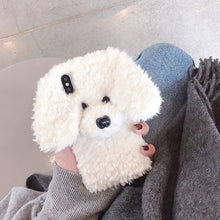 Load image into Gallery viewer, Cute Rabbit Hair Dog Cat Plush Phone Case for iPhone XS Max XS XR 8 7 6 6s Plus 3D Rabbit Ears Fur Fluffy Soft Back Cover