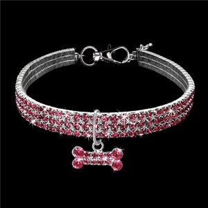 Exquisite Bling Crystal Dog Collar Diamond