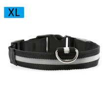 Load image into Gallery viewer, Nylon Pet Dogs &amp; Cats Collars LED Light Night Safety