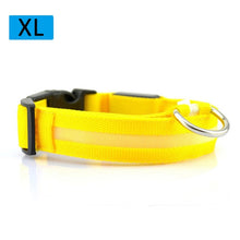 Load image into Gallery viewer, Nylon Pet Dogs &amp; Cats Collars LED Light Night Safety