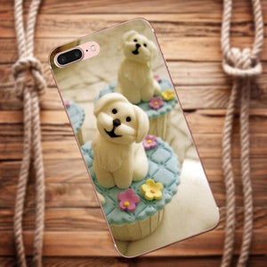 Galaxy.Alpha.Core.Prime.Note 4 5 8 S3 S4 S5 S6 S7 S8 S9 mini edge Plus TPU Cell Phone Case Cover White Maltese Puppies Dog