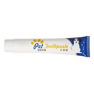 Pet Dog Vanilla Beef Taste Toothpaste Dog Healthy Edible