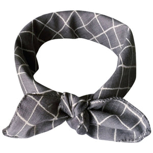 Fashion Plaid Dots Style Winter Pet Bandanas