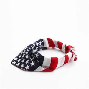 American Flag Pet Dog Bandana