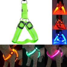 Load image into Gallery viewer, Rechargeable LED Nylon Pet Dog Cat Harness