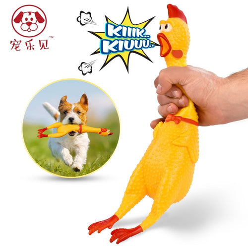 Pets Dog Toys  Screaming Chicken Squeeze Sound forSuper Durable & Funny