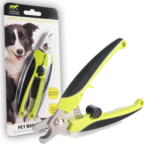 Professional Stainless Steel Dog Nail Clippers Pet Cat