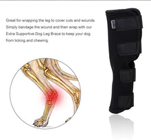 Load image into Gallery viewer, Dog Canine Rear Leg Knee Brace Hock Joint Wrap for Heals and Prevents