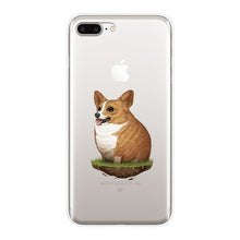 Load image into Gallery viewer, Back Cover For iPhone X XR XS MAX 8 7 6S 6 S Pug Dog French Bulldog Silicone Soft Case For iPhone 8 7 6S 6 S Plus Phone Case