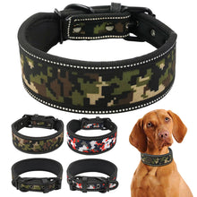 Load image into Gallery viewer, Reflective  Dog Collar Heavy Duty