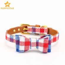 Load image into Gallery viewer, Plaid Dog Collar Cute  Basic Adjustable