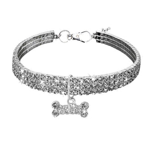 Rhinestone Dog Collar  Accessories